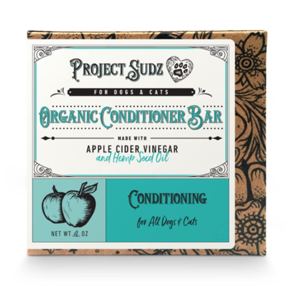 Project Sudz Dog Shampoo and Conditioner Bar with Hemp Seed Oil | Organic Dog Shampoo for Allergies and Itching | All Natural Bar Shampoo and Conditioner (2)