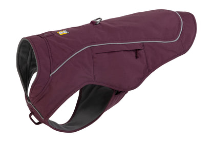 Ruffwear Overcoat Fuse Jacket Harness Combo for Dogs Purple Rain Small