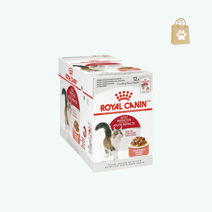 Royal Canin Adult Cat Instinctive Chunks in Gravy Wet Cat Food Pouch 3 oz pouch (12-count)