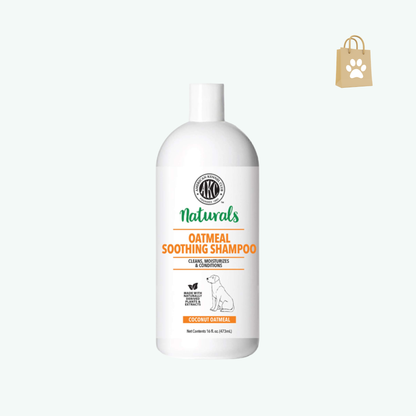 Naturals Dog Shampoo - Eliminates Odor Moisturizes & Conditions - Non-Irritating Formula - Soothing Oatmeal - 16 Ounce