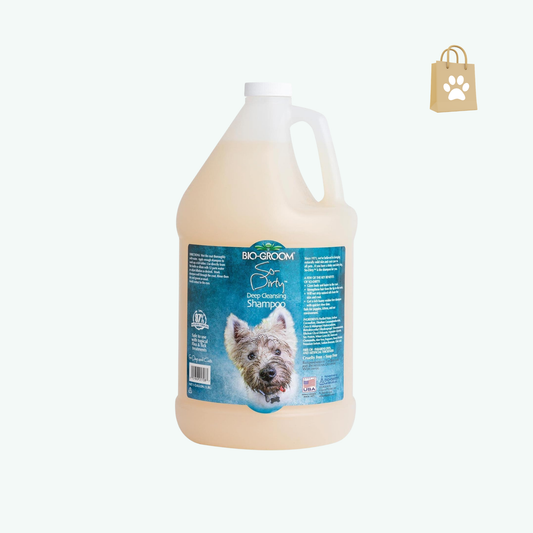 Bio-Groom So-Dirty Dog Shampoo - Quick Rinse Pet Shampoo Dog Bathing Supplies Puppy Wash Dog Grooming Supplies Cruelty-Free Made in USA Shampoo for Smelly Dogs - 1 Gallon