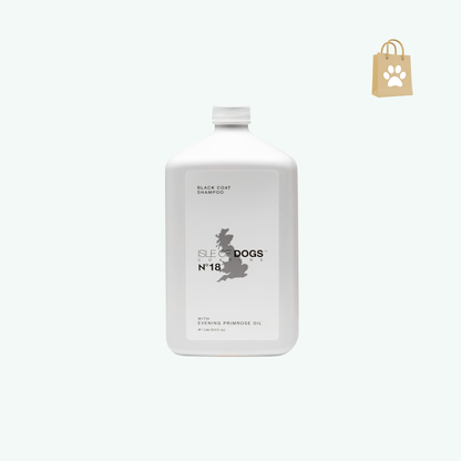 Isle of Dogs Coature No. 18 Black Coat Evening Primrose Oil Dog Shampoo 1 Liter