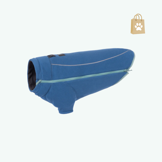 Ruffwear Climate Changer Quick Drying Breathable Fleece Jacket for Dogs Blue Jay Small