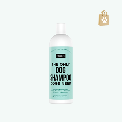 Natural Rapport Pet and Dog Shampoo - The Only Dog Shampoo Dogs Need - Complete Wash for Pets All Breeds (16 fl oz.)